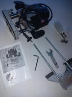 KBM 1010W Bovenfrees 230V, compleet in koffer met toebehoren, Gebruikt, KBM, Ophalen of Verzenden, Bovenfrees