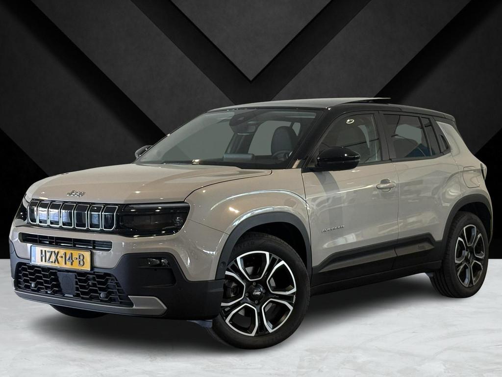 Jeep Avenger Summit EV 54kWh 156pk | PANO | LEDER | STOELVER, Automaat, Gebruikt, 156 pk, Parkeersensor