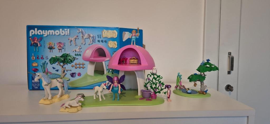 Playmobil feeën en verzorging voor eenhoorns 6055, Kinderen en Baby's, Speelgoed | Playmobil, Ophalen, Gebruikt, Complete set