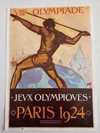 Olympische Spelen Olympic Games Parijs Paris Affiche 1924, Ophalen of Verzenden, Zo goed als nieuw, A1 t/m A3