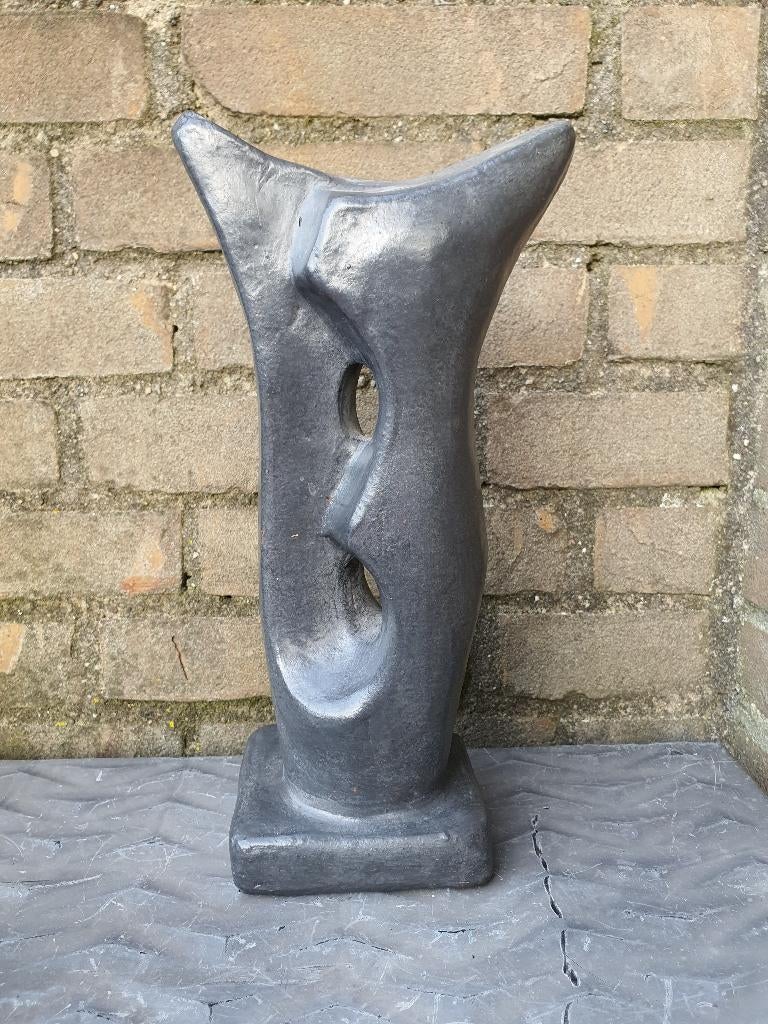 Gesigneerd THOM beeld – abstract keramiek jaren ’80, Ophalen of Verzenden