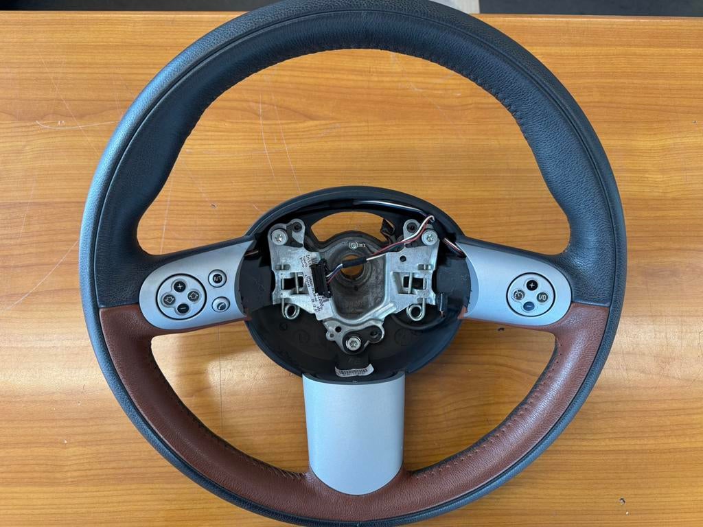 Zgan lederen stuur voor Mini R52,R53 Sidewalk, Ophalen of Verzenden, Gebruikt, Mini