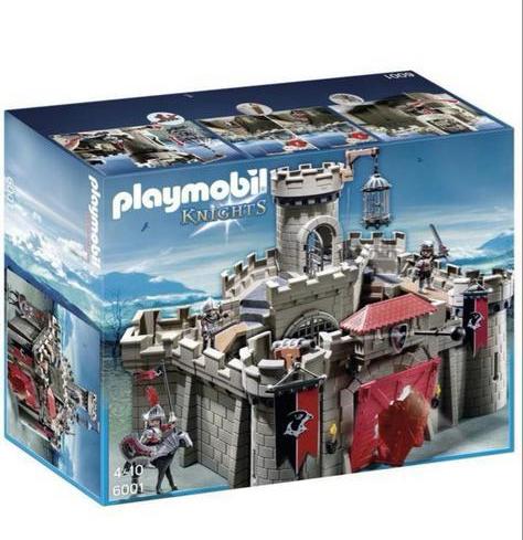 Playmobil Knights Kasteel 6001 zonder doos, Ophalen of Verzenden, Zo goed als nieuw