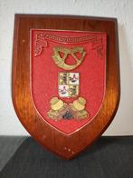 Historisch houten wandschild '47e Pantserinfanteriebataljon', Verzamelen, Verzenden, Landmacht, Nederland