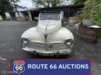 Peugeot 203 Cabriolet | 1957 | Route 66 Auctions, Overige carrosserieën, Zwart, Bedrijf, Handgeschakeld