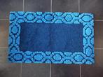leuk, grote badkamermat, blauw, kleedje, vintage xl badmat, Ophalen of Verzenden, Zo goed als nieuw