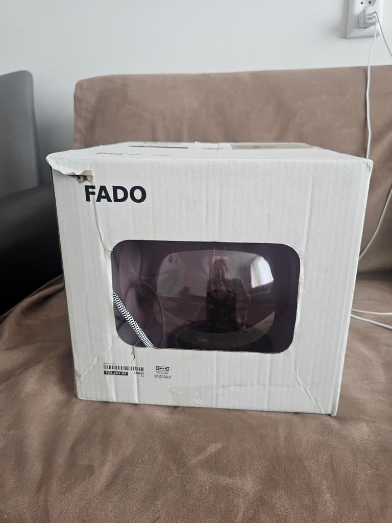 IKEA FADO tafellamp, Modern, Scandinavisch, Ophalen of Verzenden, Zo goed als nieuw, Glas