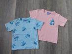 2 mooie Stitch T-shirts, mt 104/110, Kinderen en Baby's, Kinderkleding | Maat 104, Ophalen of Verzenden, Zo goed als nieuw, Meisje