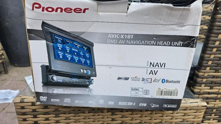Pioneer AVIC-X1BT Navigatie + DVD + Bluetooth, Auto diversen, Autoradio's, Gebruikt, Ophalen
