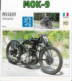 Mok-9 motorkaart peugeot 500 grand prix 1923, Ophalen of Verzenden, Zo goed als nieuw, Motoren