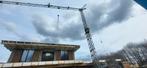 Bouwkraan   torenkraan voor woningbouw, Ophalen, Kraan