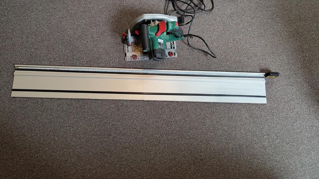 Parkside invalzaag PTSS 1200 C1 met 2 geleiders (1.40m), Gebruikt, Invalzaag, Ophalen of Verzenden, Parkside