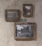 Oud houten truckwood fotolijst L foto stoer sober landelijk, Minder dan 50 cm, Verzenden, Nieuw, Minder dan 50 cm