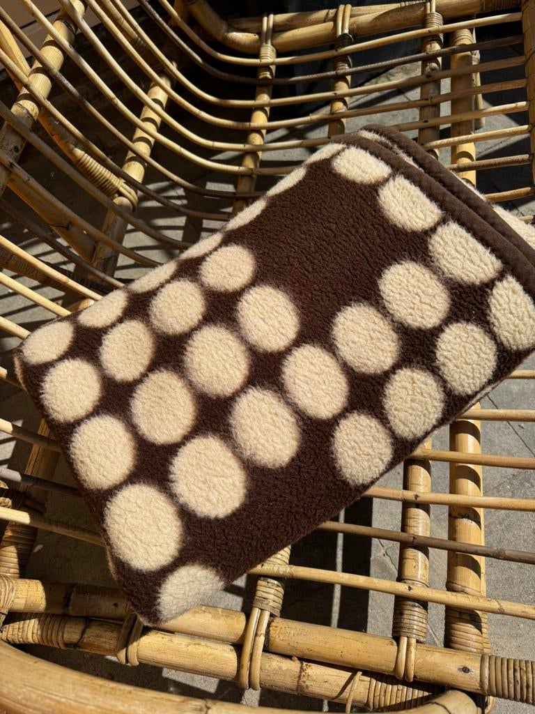 Vintage dralon deken 230x145, Ophalen of Verzenden, Zo goed als nieuw