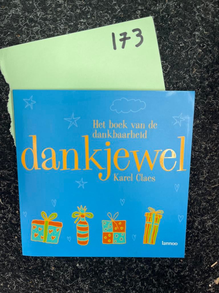 Dankjewel - Het boek van de dankbaarheid - Karel Claes, Ophalen of Verzenden, Zo goed als nieuw
