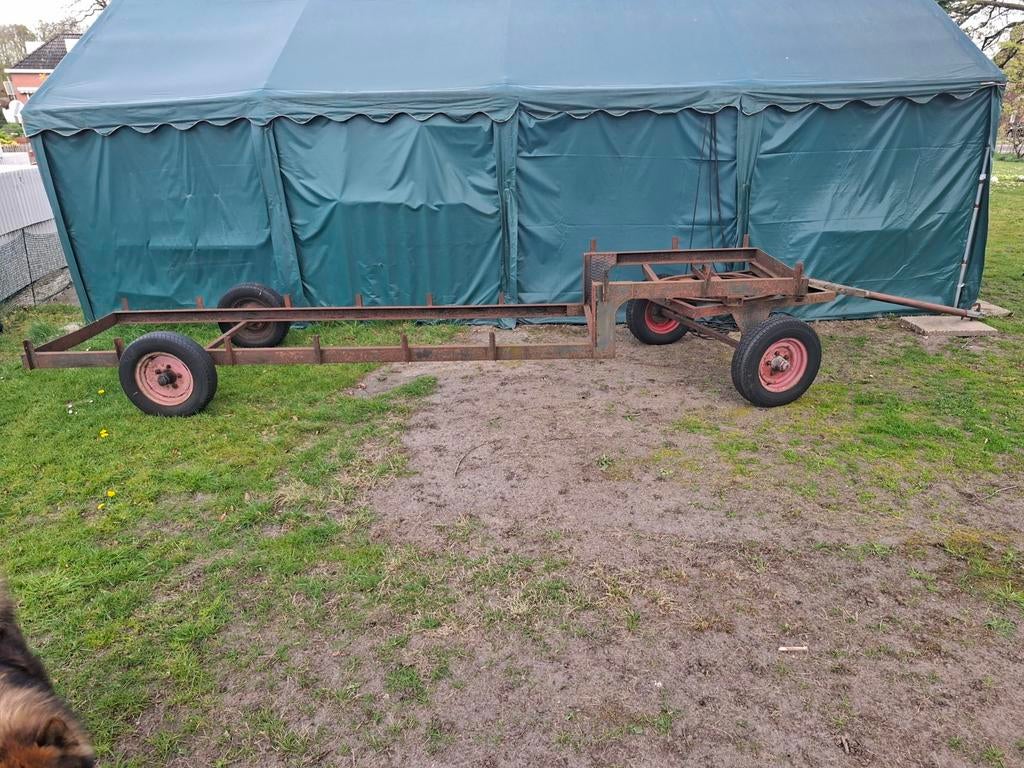 Schamelwagen / schamel aanhanger / pipowagen, Ophalen, Gebruikt