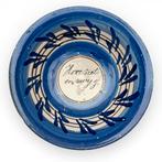 19e eeuwse Lemster spreukschotel 'Hoor ziet en zwyg', Ophalen of Verzenden