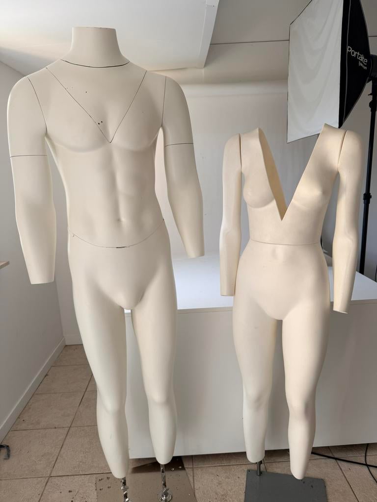 Ghost mannequin man/vrouw, Ophalen of Verzenden, Gebruikt, Overige typen