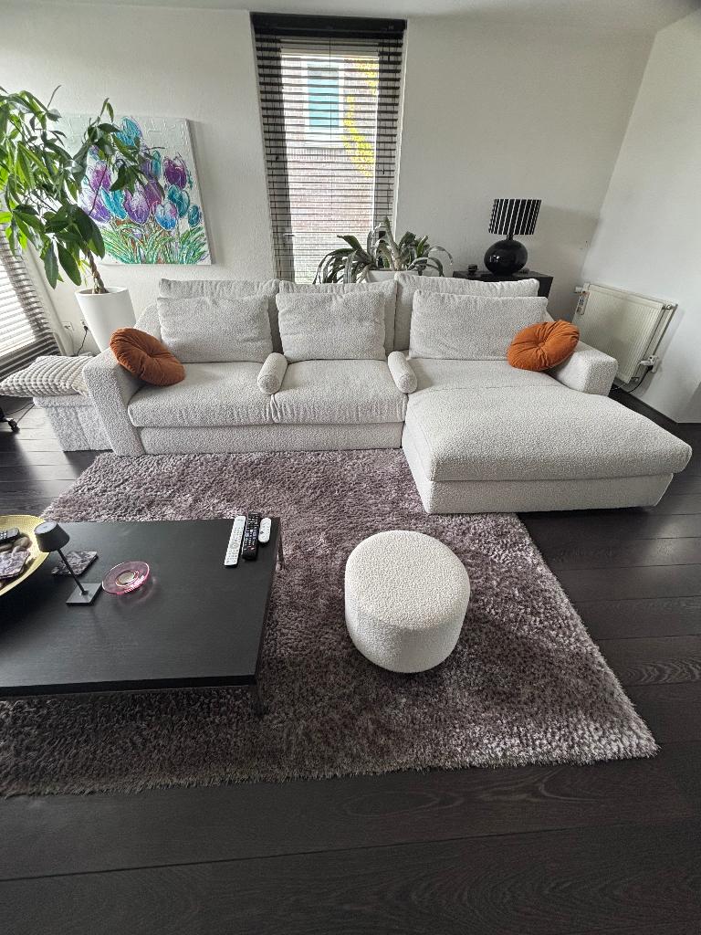 Bankstel, Huis en Inrichting, Banken | Bankstellen, Ophalen, Gebruikt, Hoekbank, 75 tot 100 cm