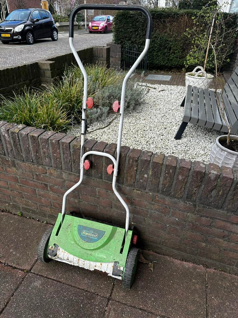 Handgrasmaaier Florabest, Ophalen, Gebruikt, Handgrasmaaier, 30 t/m 39 cm