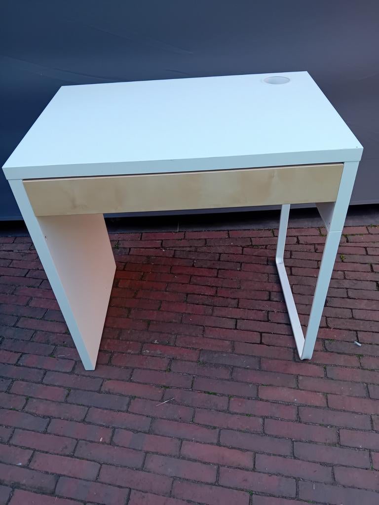 IKEA Bureau + stoel in hoogte verstelbaar met 5 wieltjes, Ophalen, Gebruikt, Hout, Kinderbureau