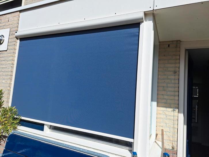 Ritsscreen met motor 213 breed 158 hoog.., Tuin en Terras, Zonneschermen, Zo goed als nieuw, Screen, 150 tot 300 cm, Minder dan 250 cm
