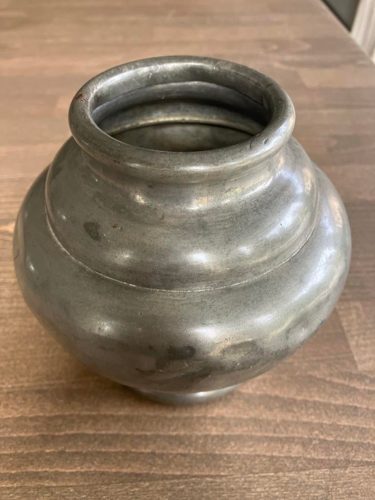 D. Poorter Zuiver Tin vaasje, Ophalen of Verzenden