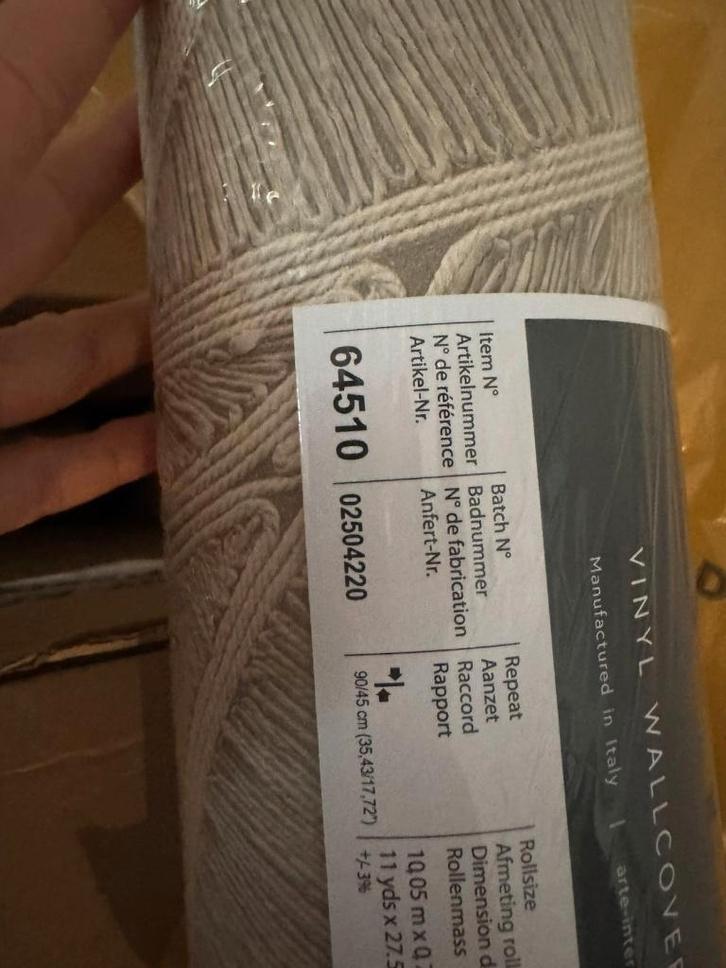 1 rol ARTe manila behang 64510 voor 135,00, Huis en Inrichting, Stoffering | Behang, 75 m² of meer, Verzenden