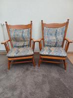 spijlen stoel (2x), Huis en Inrichting, Stoelen, Ophalen, Gebruikt, Twee, Bruin