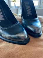 Zwarte G-Star RAW pumps met zilverkleurige neus maat 38.5, Ophalen of Verzenden, Gedragen, Zwart, Pumps