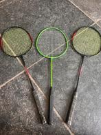 3 badminton rackets zgan, Ophalen of Verzenden, Zo goed als nieuw, Racket(s)