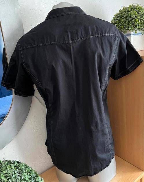 Bodyzone overhemd maat M, Ophalen of Verzenden, Zo goed als nieuw, Zwart, Halswijdte 39/40 (M)