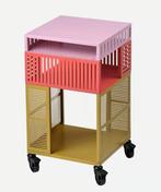 IKEA TESAMMANS Bijzettafel op wielen - Nieuw, Minder dan 55 cm, Metaal of Aluminium, Vierkant, Nieuw