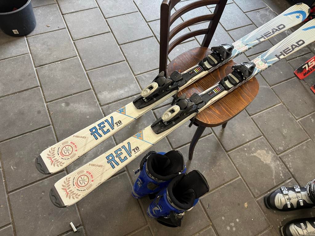 Head ski's met skischoenen Technica 170 cm, maat 45, Ophalen, 160 tot 180 cm, Gebruikt, Skiën