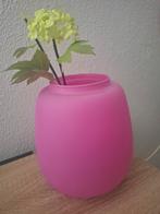 Glazen vaas/pot, fuchsia kleur, nieuw, Overige kleuren, Nieuw, Ophalen of Verzenden, Glas