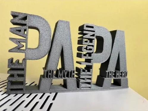 Leuke 3D geprint Vaderdag cadeau tip!, Huis en Inrichting, Woonaccessoires | Overige, Nieuw, Ophalen of Verzenden