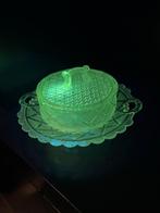 Mangaanglas Botervloot met Deksel, Ophalen of Verzenden