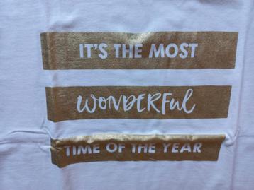 T-shirt Hema maat L, print feestdagen  beschikbaar voor biedingen