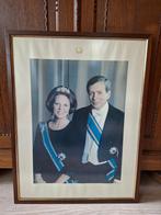 Staatsieportret Beatrix en Claus, officieel., Ophalen of Verzenden, Kaart, Foto of Prent