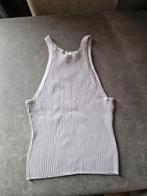 Beige Rib Top H&M - Maat s, H&M, Beige, Ophalen of Verzenden, Zo goed als nieuw