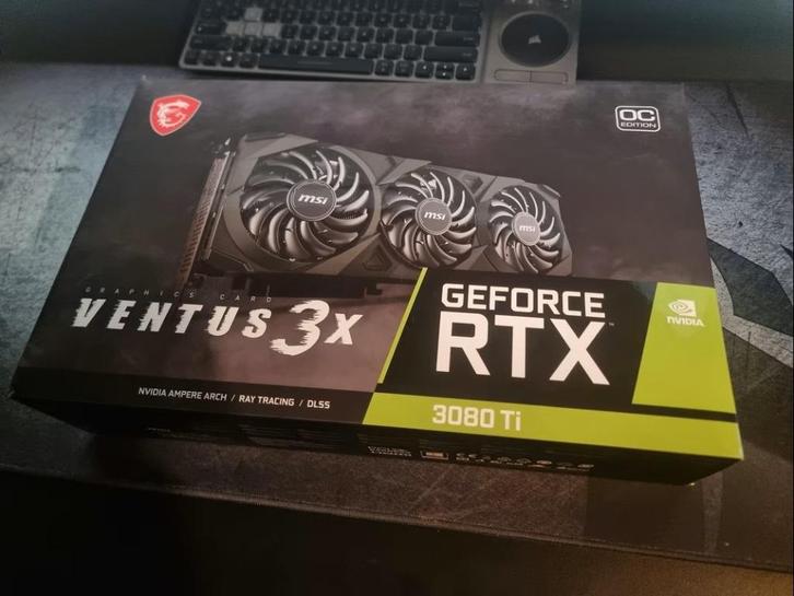 MSI GeForce RTX 3080 Ti VENTUS 3X 12G OC, Computers en Software, Videokaarten, Zo goed als nieuw, Nvidia, PCI-Express 4.0, GDDR6