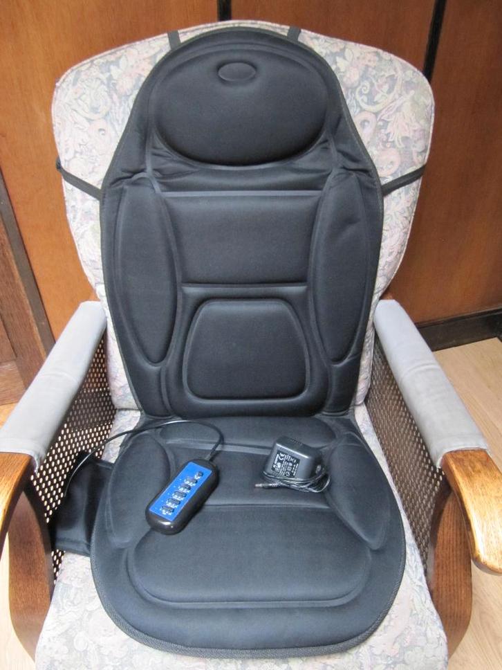 Stoelmassagekussen Medisana, instelb. zone's en intensiteit., Sport en Fitness, Massageproducten, Gebruikt, Massagestoel of Kussen