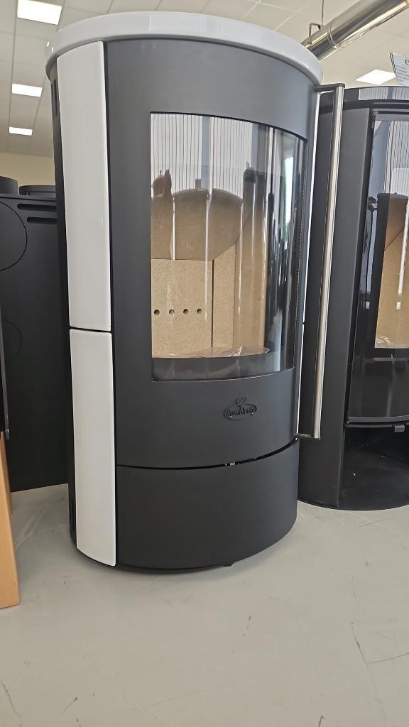 Fireplace ritual Keramik Wit en in Zwart 6kw, Huis en Inrichting, Kachels, Nieuw, Vrijstaand, Houtkachel, Hout, Ophalen