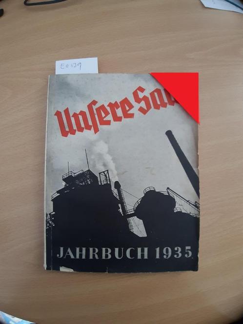Unsere Saar – Jahrbuch 1935 (WW2), Verzamelen, Militaria | Tweede Wereldoorlog, Landmacht, Boek of Tijdschrift, Duitsland, Verzenden