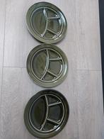 Vintage Groene tapas Borden, Gebruikt, Ophalen of Verzenden, Bord(en), Overige stijlen