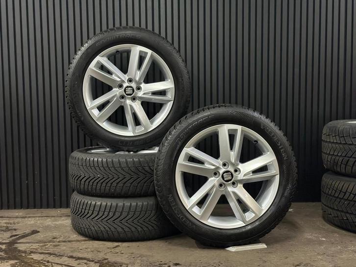 Winterset 17 inch Seat Ateca zgan vredestein 7-7.5mm €499,-, Auto-onderdelen, Banden en Velgen, Banden en Velgen, Winterbanden