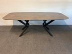 Deen ovale eettafel HPL roest 240x100, Huis en Inrichting, Tafels | Eettafels, 100 tot 150 cm, 200 cm of meer, Ophalen of Verzenden