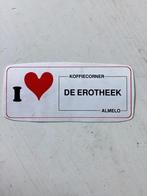 Sticker Koffiecorner De Erotheek in Almelo, Verzenden, Zo goed als nieuw