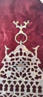 Judaica , chanuka kandelaar brons, Ophalen of Verzenden, Koper of Brons