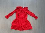 rood jurkje van Nik & Nik, maat 128, Kinderen en Baby's, Kinderkleding | Maat 128, Ophalen of Verzenden, Gebruikt, Meisje, Jurk of Rok